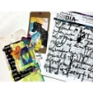 Picture of Dina Wakley Media Collage Tissue Paper Μπλοκ Ριζόχαρτο - Text Collage, 20τεμ.