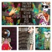 Picture of Dyan Reaveley's Creative Square Journal, Black - Mixed Media Journal Τετράγωνο με Μαύρο Χαρτί