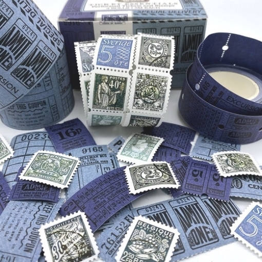 Picture of 49 And Market Vintage Bits Ticket Essentials - Ρολά Διακοσμητικών - Mariner, 3τεμ.