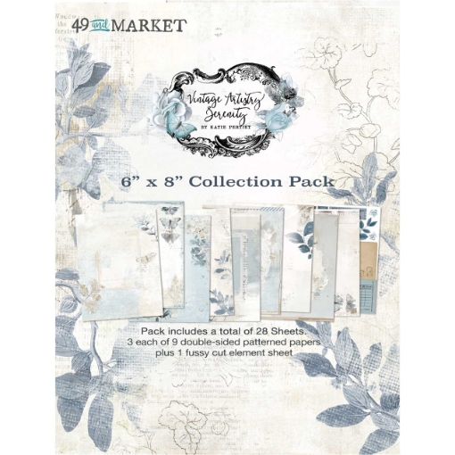 Picture of 49 And Market Συλλογή Scrapbooking 6"X8" - Vintage Artistry, Serenity