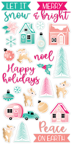 Picture of LDRS Creative Puffy Stickers | Puffy Αυτοκόλλητα - McKenna Christmas