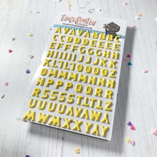 Picture of Time For Tea Designs Puffy Stickers | Puffy Αυτοκόλλητα, Γράμματα - Pineapple Daiquiri