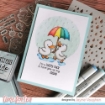 Picture of Time For Tea Designs Στένσιλ  6"x6"- Scattered Raindrops