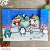 Picture of Time For Tea Designs Διάφανες Σφραγίδες - Skating By Penguins, 22τεμ. 
