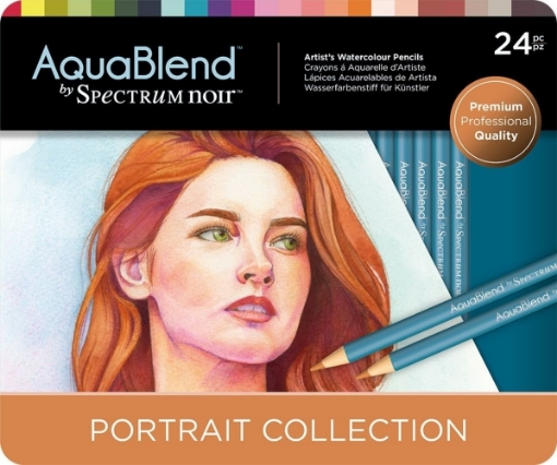 Picture of Spectrum Noir Spectrum Aquablend Μολύβια Ακουαρέλας - Portrait, 24τεμ.