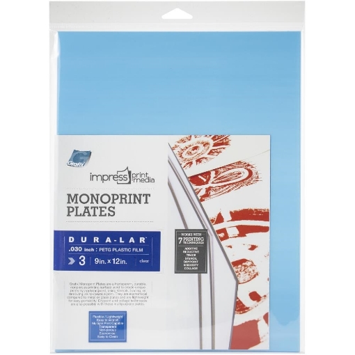 Picture of Grafix Impress Monoprint Plates 9"X12" - Διάφανα Μονόχρωμα Φύλλα, 3τεμ.