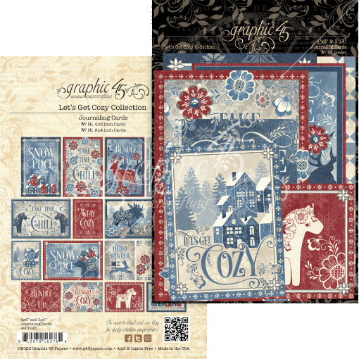 Picture of Graphic 45 Journaling Κάρτες - Let's Get Cozy, 32τεμ.