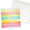Picture of Polkadoodles Creative Στένσιλ 6" x 6" - Grauated Stripe