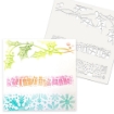 Picture of Polkadoodles Creative Στένσιλ 6" x 6" - Christmas Holly Gift Snow 3-in-1