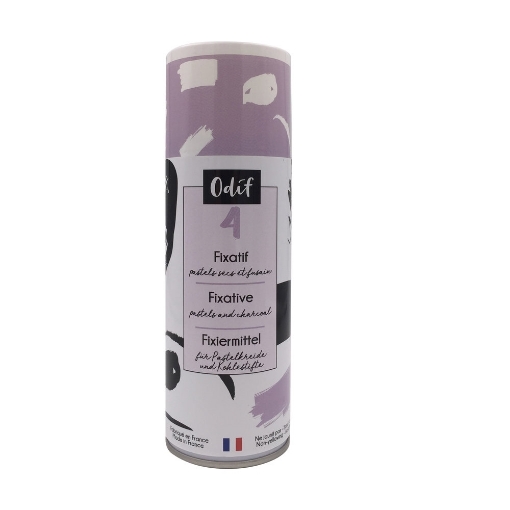 Picture of Odif Fixative 4 Σταθεροποιητικό Σπρέι  για Μολύβι, Κάρβουνο, Παστέλ - 400ml