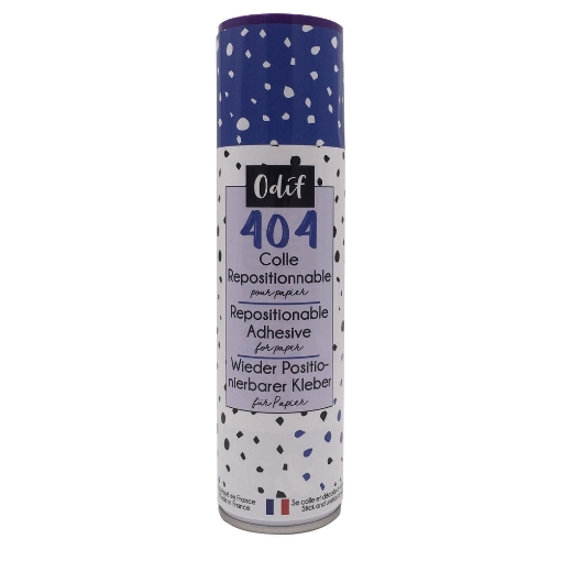 Picture of Odif Repositionable Adhesive 404 - Κόλλα σε Σπρέι Επανατοποθετούμενη, 400ml