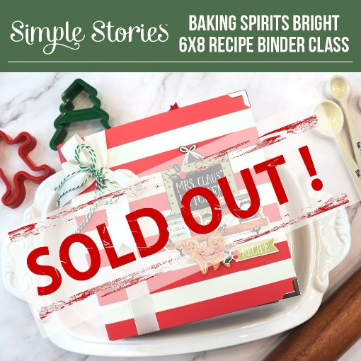 Picture of Μάθημα-in-a-Box: Simple Stories Baking Spirits Bright Recipe Binder Project Kit