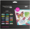 Picture of Spectrum Noir TriColour Brush Markers Μαρκαδόροι Οινοπνεύματος 3 σε 1 - Complete Collection, 18τεμ. (54 Χρώματα)