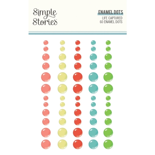 Picture of Simple Stories Αυτοκόλλητα Enamel Dots - Life Captured 