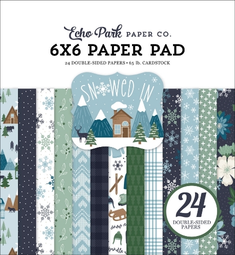 Picture of Echo Park Μπλοκ Scrapbooking Διπλής Όψης 6"X6" - Snowed In