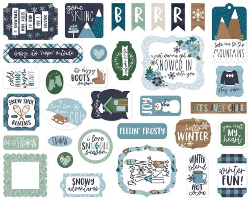 Picture of Echo Park Διακοσμητικά Die Cuts - Snowed In