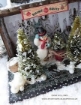 Picture of Tim Holtz Idea-Ology - Τρισδιάστατες Φιγούρες από Ρητίνη - Christmas Salvaged Santa and Snowman