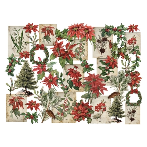 Picture of Tim Holtz Idea-Ology Διακοσμητικά Die Cuts - Christmas Botanicals, Layers, 40τεμ.
