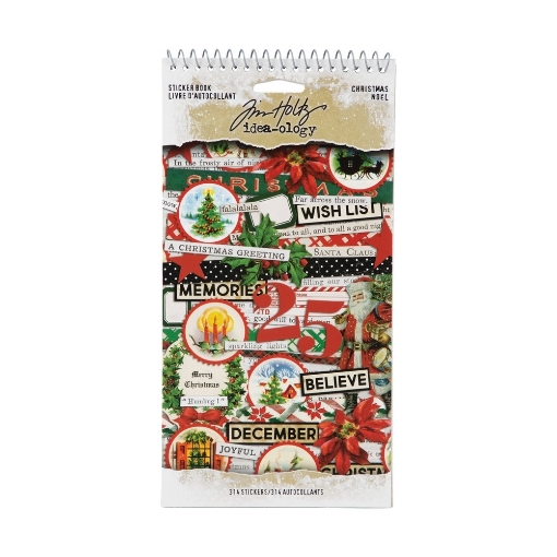 Picture of Tim Holtz Idea-Ology Μπλοκ Αυτοκόλλητων - Christmas, 314τεμ.