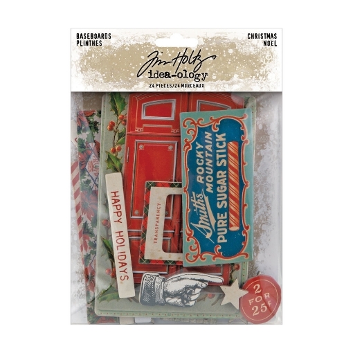 Picture of Tim Holtz Idea-Ology - Διακοσμητικά Chipboard, Christmas Baseboards