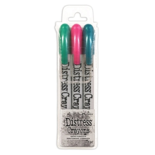 Picture of Tim Holtz Distress Crayons Pearl Set - Holiday Set 4, 3τεμ.
