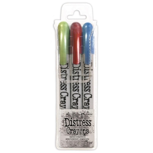 Picture of Tim Holtz Distress Crayons | Σετ Υδατοδιαλυτών Sticks Χρωστικής για Mixed Media - Holiday Set 3
