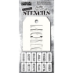 Picture of Tim Holtz Element Στένσιλ Σετ 2.375"x4.75" – Christmas Words, 12 τεμ. 