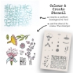 Picture of Polkadoodles Colour & Create 2-in-1 Στένσιλ - Funky Hello