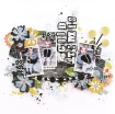 Picture of American Crafts Vicki Boutin Μπλοκ Χαρτιών Mixed-Media Διπλής Όψης 12'' x 12'' -  Print Shop, Painted Backgrounds 