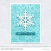 Picture of My Favorite Things Rubber Σφραγίδα για  Background - Snowflake Flurry