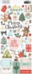 Picture of Crate Paper Cardstock Αυτοκόλλητα 6'' x 12'' - Mittens & Mistletoe, 99τεμ.