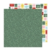 Picture of Crate Paper Μπλοκ Scrapbooking Μονής Όψης 12'' x 12'' - Mittens & Mistletoe