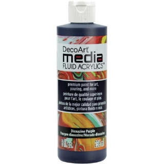 Picture of DecoArt Media Fluid Acrylics Ακρυλικό Χρώμα 236ml - Carbon Black