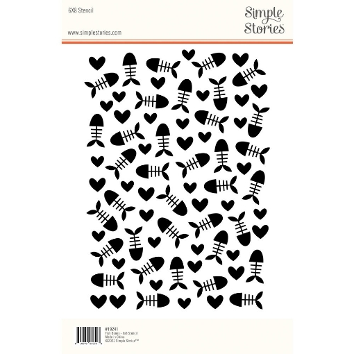 Picture of Simple Stories Στένσιλ 6"x8" – Pet Shoppe, Cat Collection