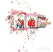 Picture of Simple Stories Μπλοκ Scrapbooking Διπλής Όψης 6"X8"  – Heart Eyes
