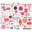 Picture of Simple Stories Διακοσμητικά Εφέμερα Bits & Pieces – Heart Eyes, 67τεμ.