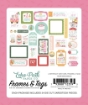 Picture of Echo Park Διακοσμητικά Εφήμερα Frames & Tags | A Birthday Wish, Girl, 34τεμ.
