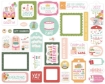 Picture of Echo Park Διακοσμητικά Εφέμερα - A Birthday Wish, Girl, Frames & Tags, 34τεμ.