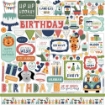 Picture of Echo Park Συλλογή Χαρτιών Scrapbooking Διπλής Όψης 12” x 12” | A Birthday Wish, Boy