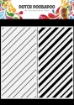 Picture of Dutch Doobadoo Mask Art Slimline Στένσιλ - Stripes, 2τεμ.