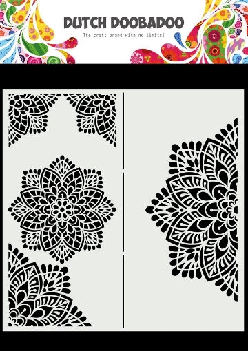 Picture of Dutch Doobadoo Mask Art Slimline Στένσιλ - Mandala, 2τεμ.