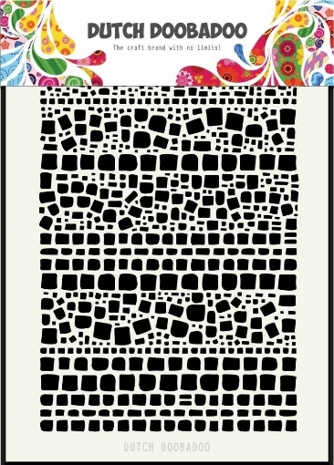 Picture of Dutch Doobadoo Mask Art Στένσιλ A5 - Squares