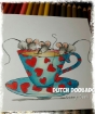Picture of Dutch Doobadoo Mask Art Στένσιλ A5 - Hearts