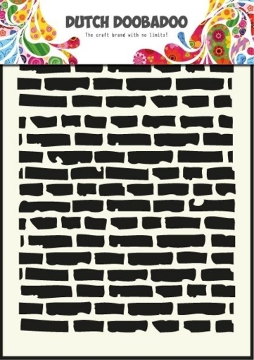 Picture of Dutch Doobadoo Mask Art Στένσιλ A5 - Bricks 