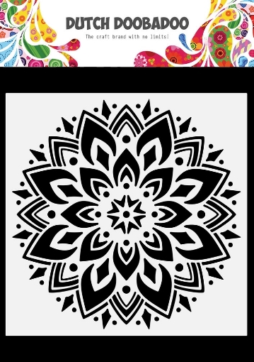 Picture of Dutch Doobadoo Mask Art Στένσιλ 6"x6" - Doodle Mandala