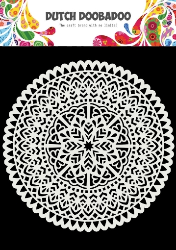 Picture of Dutch Doobadoo Mask Art Στένσιλ 6"x6" - Mandala Round 2                