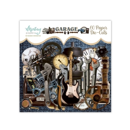 Picture of Mintay Papers Ephemera Garage – Διακοσμητικά Εφήμερα Scrapbooking & Mixed Media, 60τεμ.