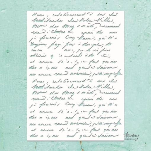 Picture of Mintay Papers Στένσιλ 6"x8" - Handwriting