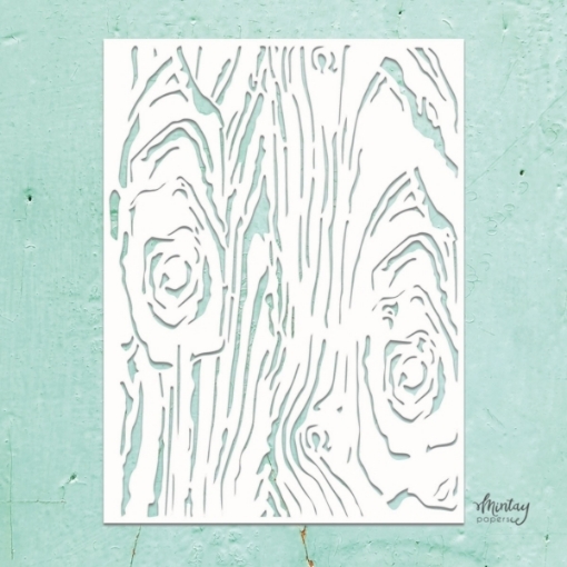 Picture of Mintay Papers Στένσιλ 6"x8" - Woodgrain