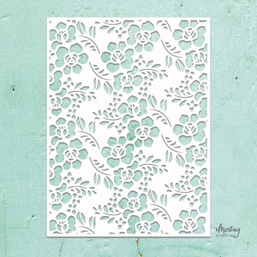 Picture of Mintay Papers Στένσιλ 6"x8" - Flowers